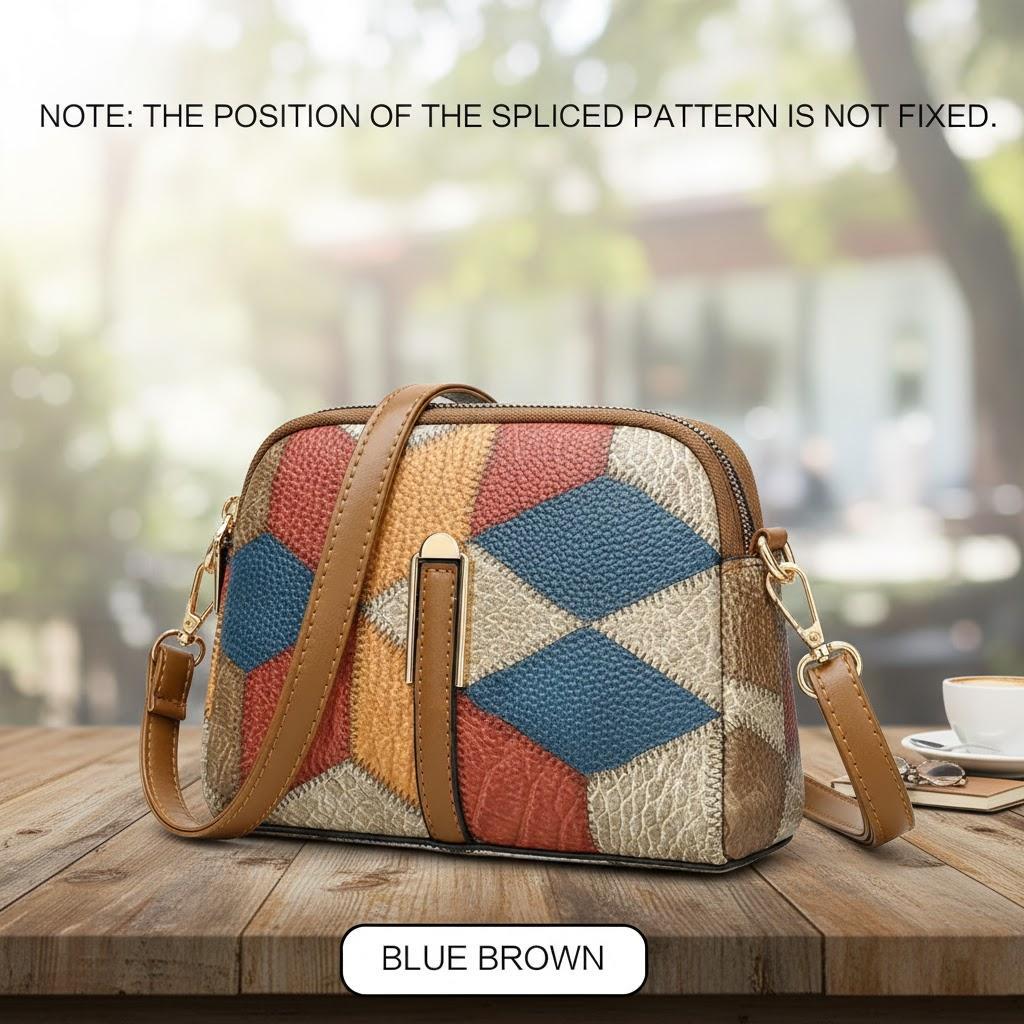 Stylish Color Block PU Crossbody Bag Adjustable Strap Double Zipper Inner Phone Pocket Zippered Compartment for Women
Stylish Color Block PU Crossbody Bag Adjustable Strap Double Zipper Inner Phone Pocket Zippered Compartment for Women
