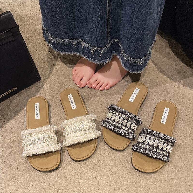 Xiaoxiangfeng soft-soled slippers female 2025 summer new canvas with skirt fairy wind beach sandals 40 чорний
Xiaoxiangfeng soft-soled slippers female 2025 summer new canvas with skirt fairy wind beach sandals 40 чорний