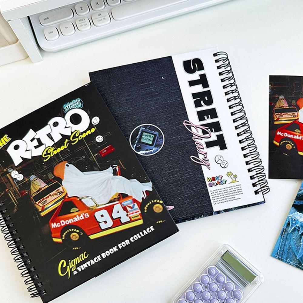 Memo Diary Planner American Retro Notepad Agenda Organizer Cute Ledger Coil Notebook Student style 2
Memo Diary Planner American Retro Notepad Agenda Organizer Cute Ledger Coil Notebook Student style 2