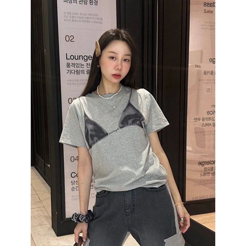 Younger Pattern Print Leopard Print Casual round Neck Short Sleeves T-shirt Leopard print gray M
Younger Pattern Print Leopard Print Casual round Neck Short Sleeves T-shirt Leopard print gray M