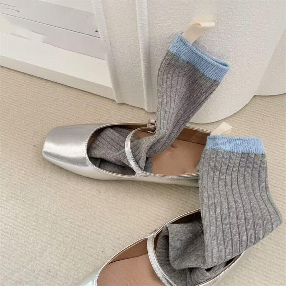 Color Blocking Socks for Women Stockings Mid Tube Socks Vintage Patchwork Mid-calf Socks Autumn синий
Color Blocking Socks for Women Stockings Mid Tube Socks Vintage Patchwork Mid-calf Socks Autumn синий