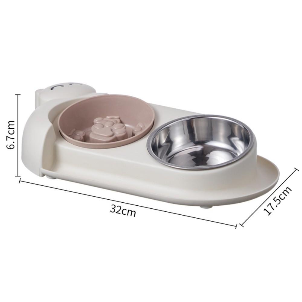 Colorful 15° Tilt Cat Slow Food Bowl Large Capacity Double Bowls Dog Bowls Elevated Detachable Cat Food Bowl for Puppy and Cat
Colorful 15° Tilt Cat Slow Food Bowl Large Capacity Double Bowls Dog Bowls Elevated Detachable Cat Food Bowl for Puppy and Cat