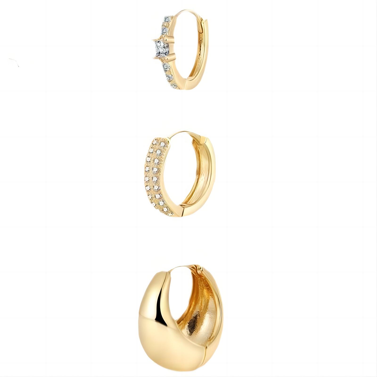 ZAKOL Hiphop 3 PCS U Zirconia Earrings For Women Girls Gold Color Water Drop Metal Crystal Ears Accessories Rock Zircon Gifts
ZAKOL Hiphop 3 PCS U Zirconia Earrings For Women Girls Gold Color Water Drop Metal Crystal Ears Accessories Rock Zircon Gifts