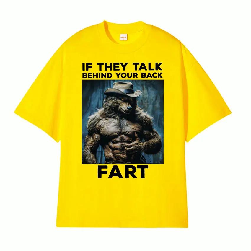 Если о тебе говорят за спиной, пукни смешно, эмо-футболка Альфа-оборотень Буквально я Юмор Мем Футболка Мужская мода Хип-хоп футболки Y2k 4XL
Если о тебе говорят за спиной, пукни смешно, эмо-футболка Альфа-оборотень Буквально я Юмор Мем Футболка Мужская мода Хип-хоп футболки Y2k 4XL