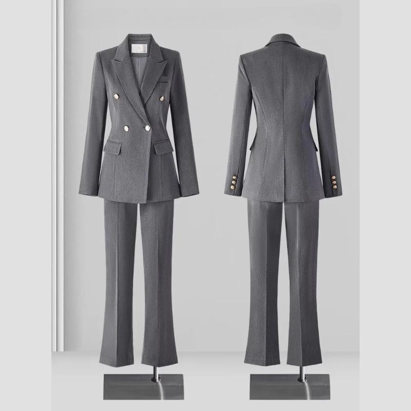 Жіночий осінь модний професійний бізнес формальний тонкий блейзер і штани комплекти офісний леді робочий одяг XXXXL сірий
Жіночий осінь модний професійний бізнес формальний тонкий блейзер і штани комплекти офісний леді робочий одяг XXXXL сірий