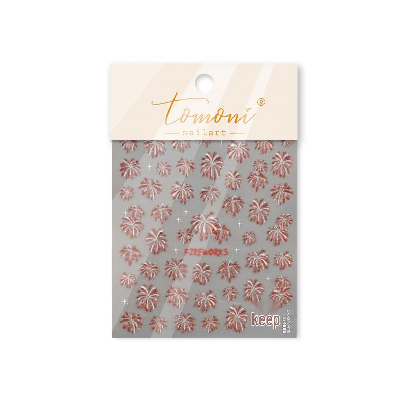 Наклейки для ногтей Tomoni DIY Японский красный фейерверк
Наклейки для ногтей Tomoni DIY Японский красный фейерверк
