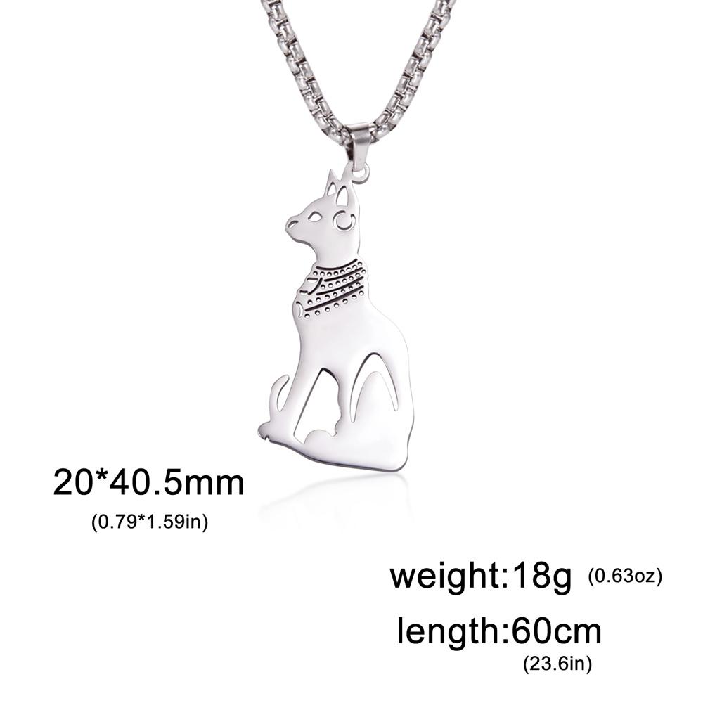 Egyptian Goddess Cat Bastet Pendant Necklace For Women Men Stainless Steel Ancient Egypt Animal Choker Box Chain Jewelry Gifts
Egyptian Goddess Cat Bastet Pendant Necklace For Women Men Stainless Steel Ancient Egypt Animal Choker Box Chain Jewelry Gifts