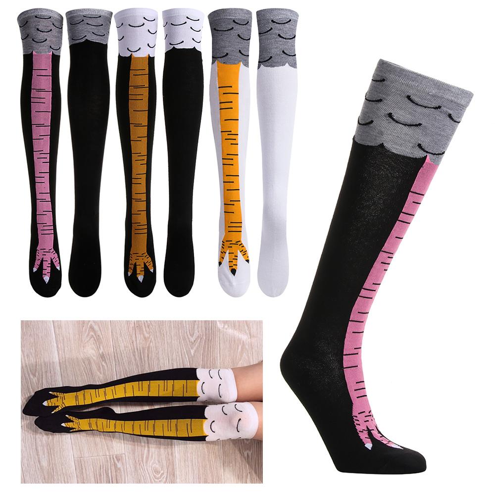 Cartoon Cute Funny Cosplay Novelty 3D Printed Knee-High Stocking Chicken Leg Socks Thigh High Socks 40cm чорний/рожевий червоний колір
Cartoon Cute Funny Cosplay Novelty 3D Printed Knee-High Stocking Chicken Leg Socks Thigh High Socks 40cm чорний/рожевий червоний колір