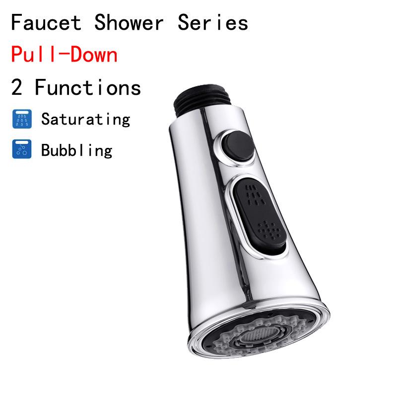 Trumpet Button Kitchen Faucet Pull-Out Water-Saving Shower Head Accessory
Trumpet Button Kitchen Faucet Pull-Out Water-Saving Shower Head Accessory