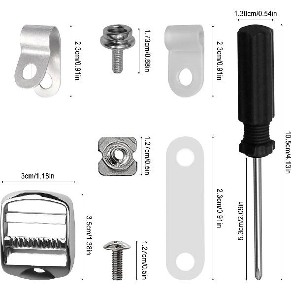 80 PCS Helmet Repair Kit With Box & Screwdriver 6 Chin Buckle 12 R Shape Visor Clips 24 Screws 12 Nuts 12 Rubber Gaskets 12 R-shaped Washers for
80 PCS Helmet Repair Kit With Box & Screwdriver 6 Chin Buckle 12 R Shape Visor Clips 24 Screws 12 Nuts 12 Rubber Gaskets 12 R-shaped Washers for