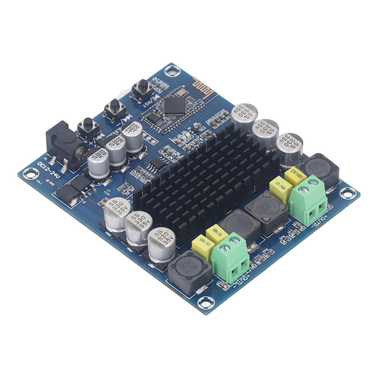 Bluetooth Power Amplifier Board 120W Digital Dual Channel Sound Amplifier Board DC12 to 24V
Bluetooth Power Amplifier Board 120W Digital Dual Channel Sound Amplifier Board DC12 to 24V