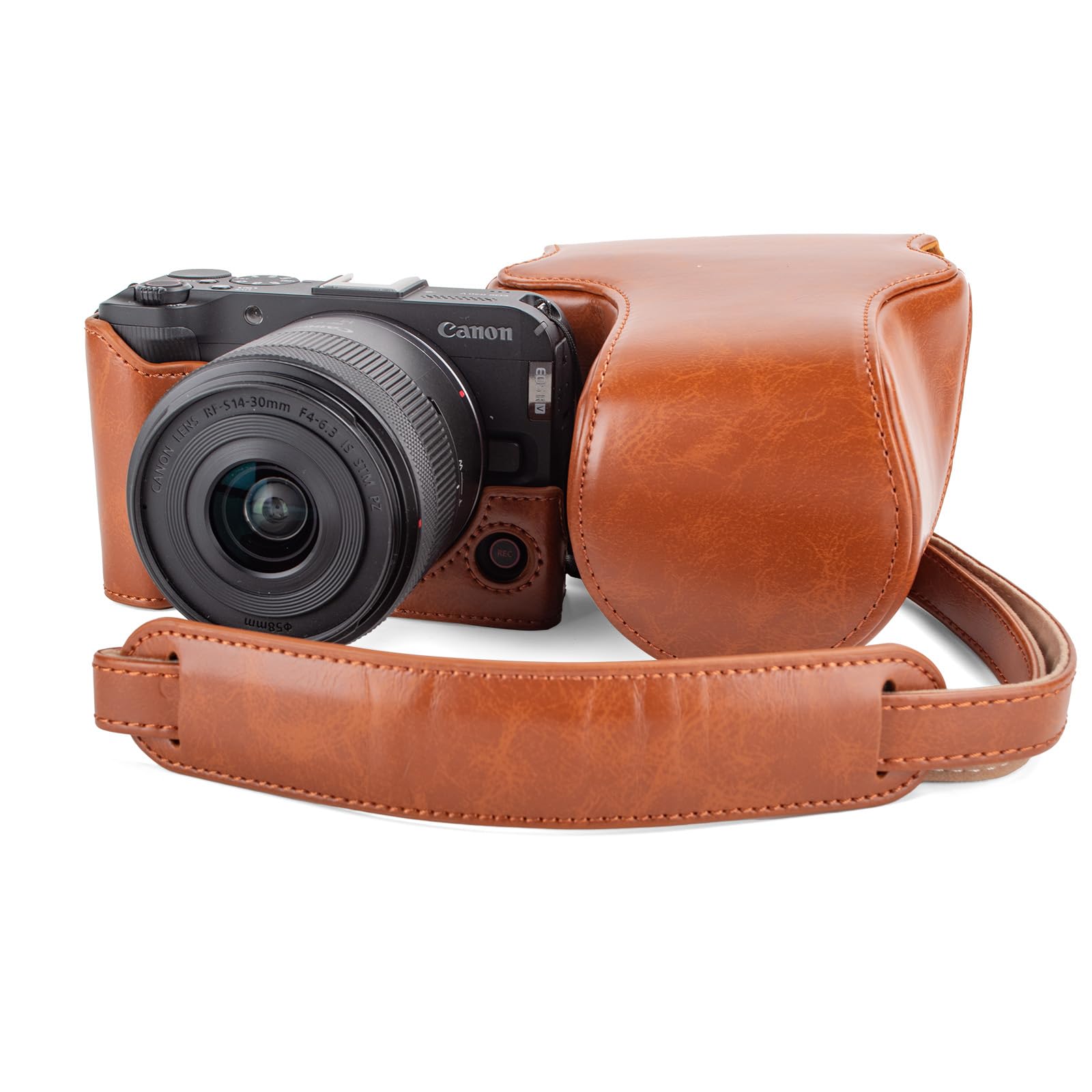 kinokoo Canon EOS R50 V EOS R50 V PU Leather Protective Cover for EOS R50 Digital Camera with Detachable Carry Case with Adjustable Shoulder Strap
kinokoo Canon EOS R50 V EOS R50 V PU Leather Protective Cover for EOS R50 Digital Camera with Detachable Carry Case with Adjustable Shoulder Strap