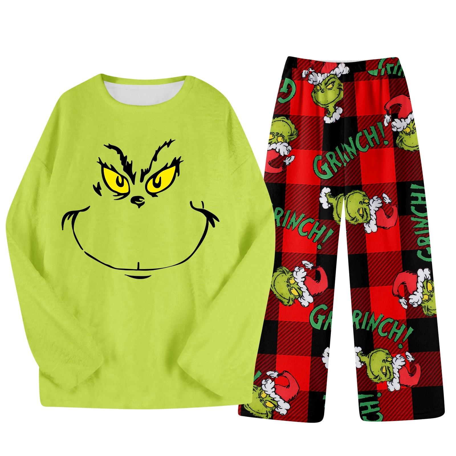 Adults Two Piece Set Printed Round Neck Long Sleeve Tops Elastic Band Trousers Pajama Set Leisure Suit M винний
Adults Two Piece Set Printed Round Neck Long Sleeve Tops Elastic Band Trousers Pajama Set Leisure Suit M винний