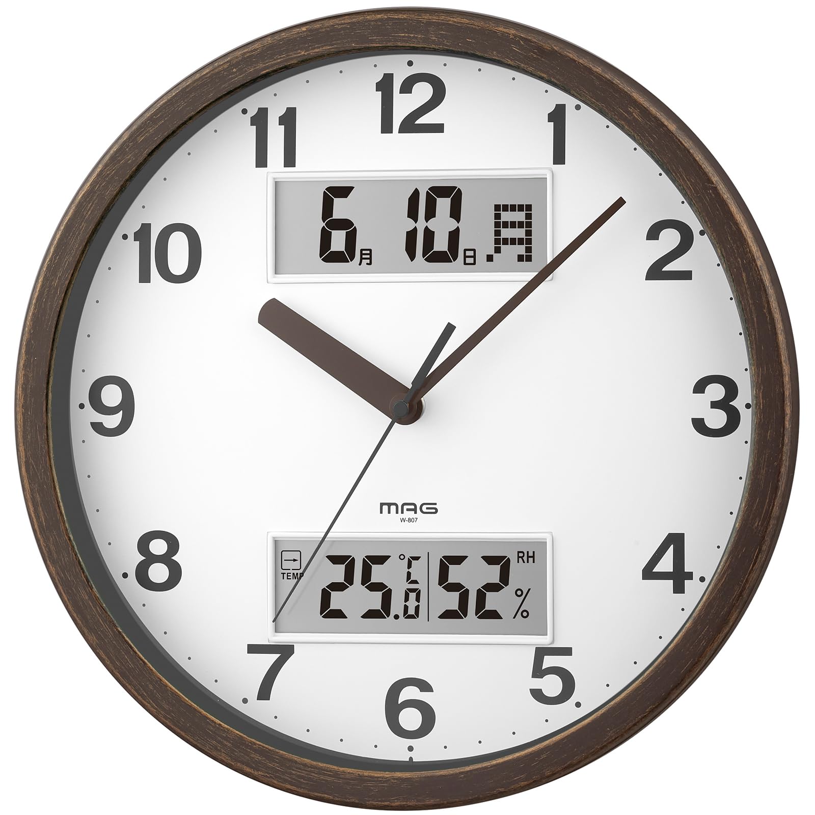 MAG Wall Interior Temperature and Continuous Second Diameter Wood Double Noah Precision Clock, Analog, Stylish, Thermometer, Hygrometer, Hygrometer,
MAG Wall Interior Temperature and Continuous Second Diameter Wood Double Noah Precision Clock, Analog, Stylish, Thermometer, Hygrometer, Hygrometer,