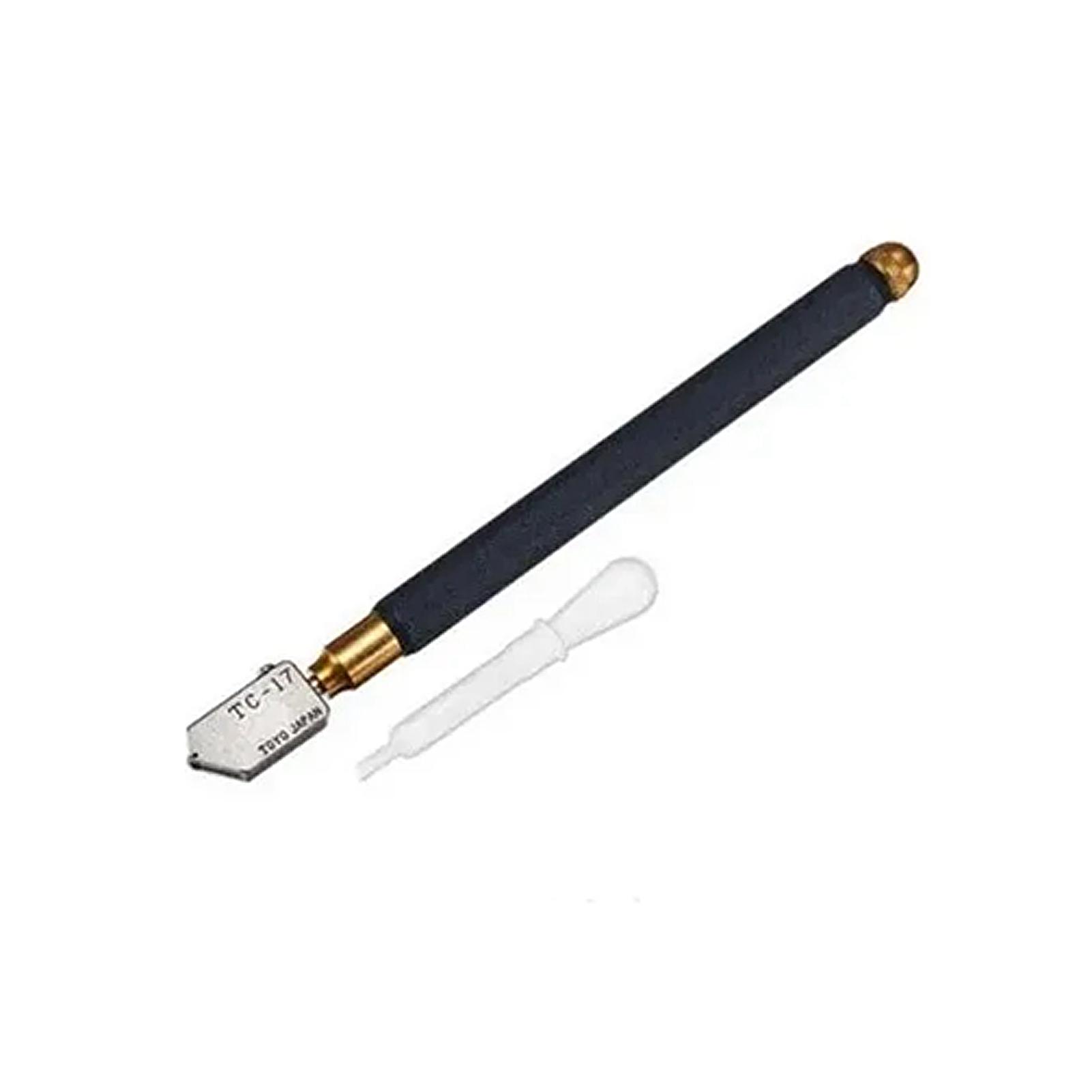 Инструмент для резки стекла Вольфрамовая сталь Нескользящая ручка Безопасная ручка для резки плитки с масленкой для зеркала