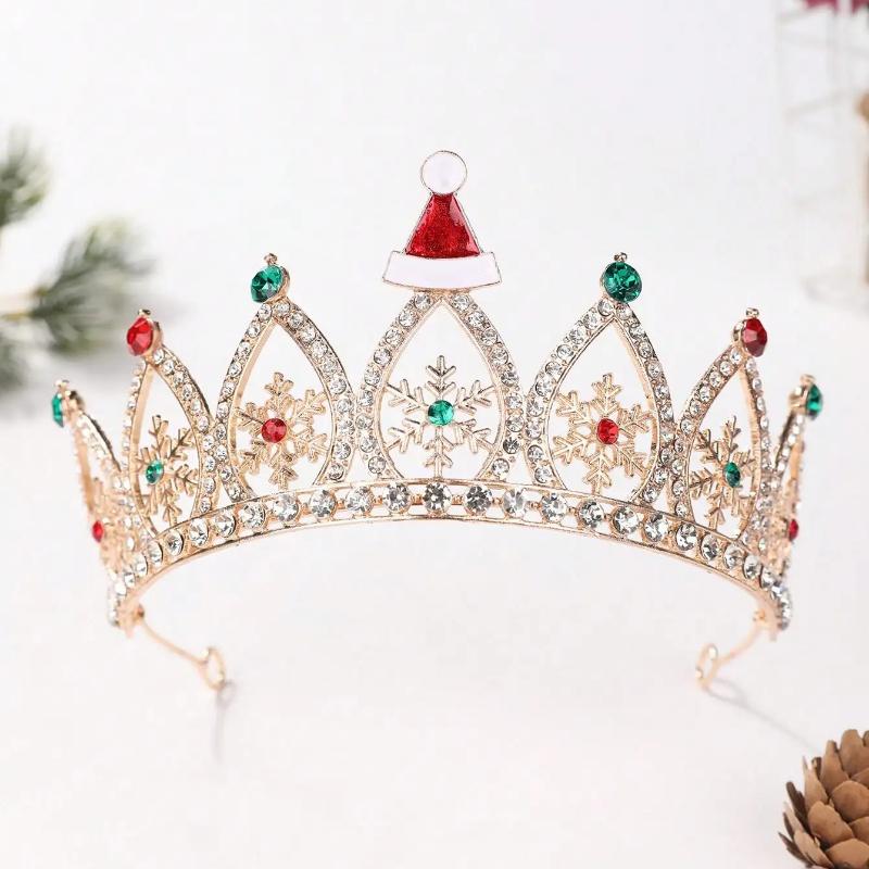 Christmas Themed Crown Headband, Gold Diamond-Encrusted Christmas Hat, Snowflake Hair Accessories, Holiday Party Dress, Christmas Photo Accessories Size fits all золотий
Christmas Themed Crown Headband, Gold Diamond-Encrusted Christmas Hat, Snowflake Hair Accessories, Holiday Party Dress, Christmas Photo Accessories Size fits all золотий