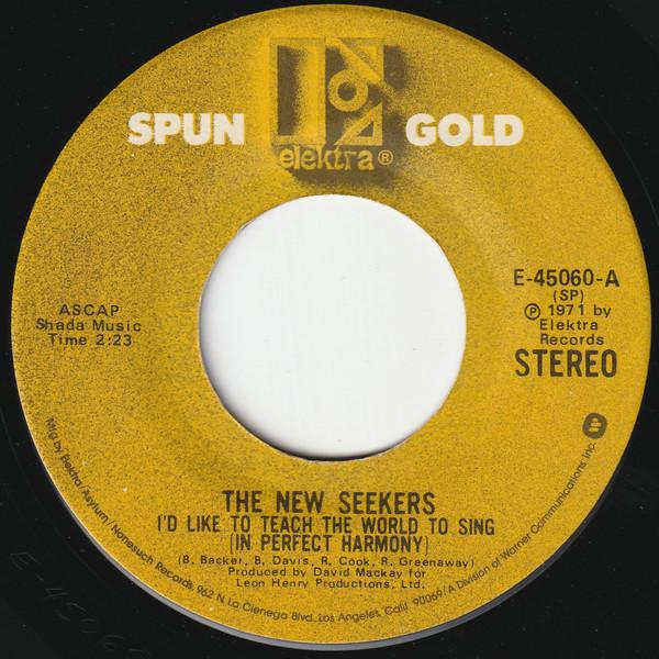 7inch Record NEW SEEKERS - I d Like To Teach The World To Sing E45060 Elektra US Rock Used
7inch Record NEW SEEKERS - I d Like To Teach The World To Sing E45060 Elektra US Rock Used
