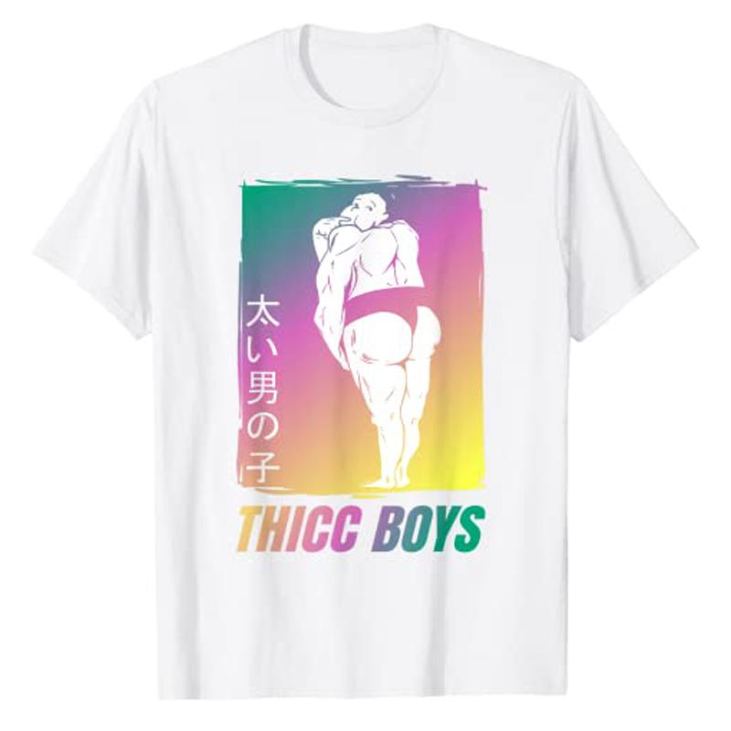 Funny Thicc Boys Squad Sumo TShirt for Anime Fans Japanese Cartoon Graphic Tee Tops Short Sleeve Blouses Aesthetic Clothes Gift S
Funny Thicc Boys Squad Sumo TShirt for Anime Fans Japanese Cartoon Graphic Tee Tops Short Sleeve Blouses Aesthetic Clothes Gift S