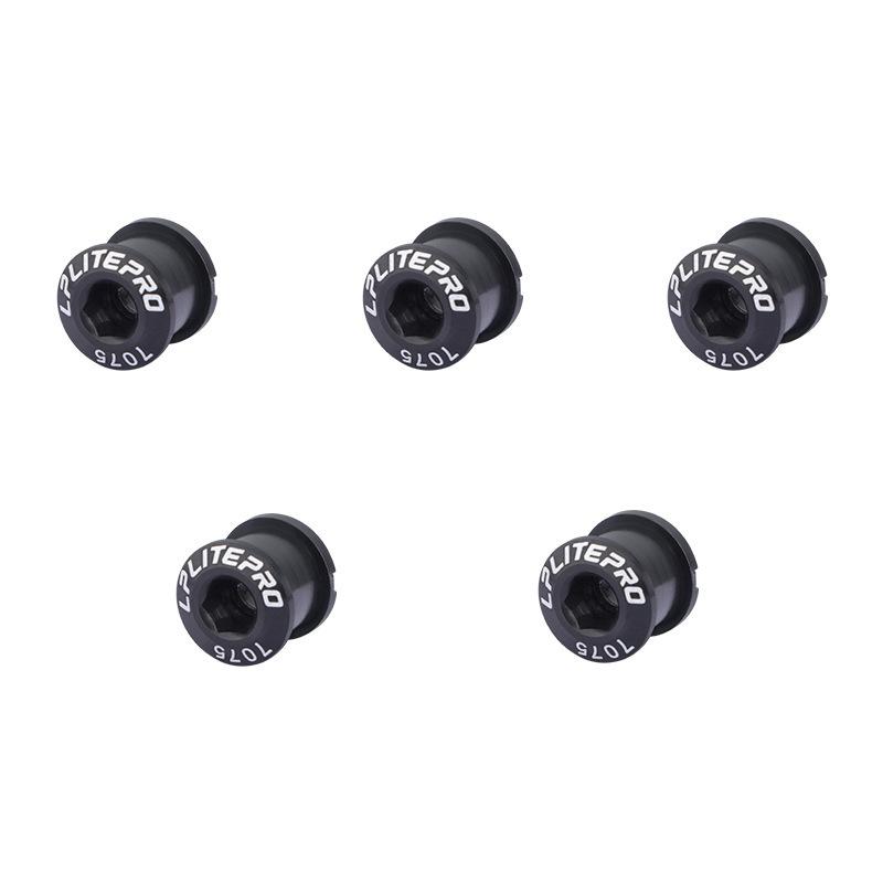 5Pcs 9.5mm Single Double Chainring Bolt for Bike Sprocket Thread Plate Disc Screw Mountain Road Bike Crank Section чорний
5Pcs 9.5mm Single Double Chainring Bolt for Bike Sprocket Thread Plate Disc Screw Mountain Road Bike Crank Section чорний