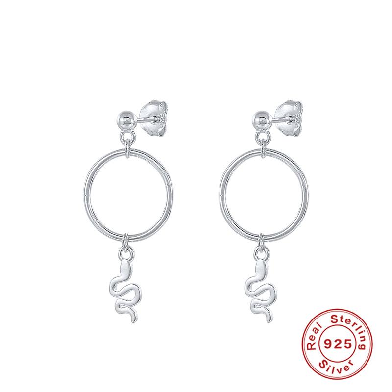 S925 Sterling Silver Personalized Geometric Circle Mini Snake Earrings Stud Earrings Classic 925 Silver белого золота
S925 Sterling Silver Personalized Geometric Circle Mini Snake Earrings Stud Earrings Classic 925 Silver белого золота