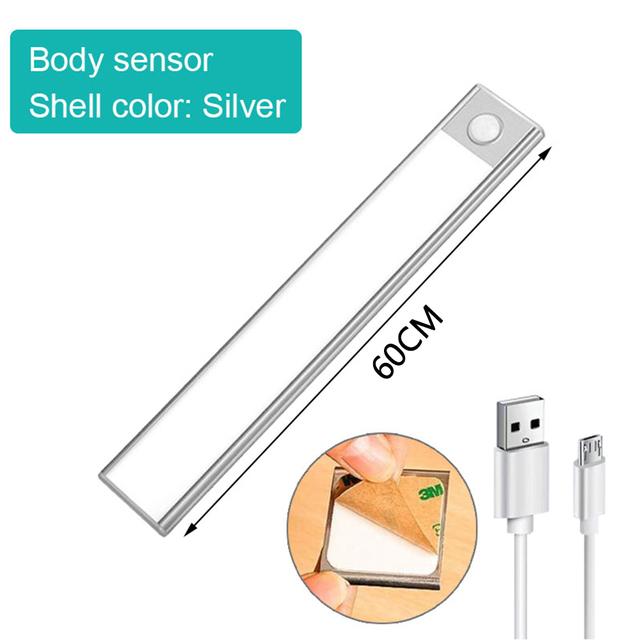 Светодиодный датчик движения, ночник, беспроводной USB-светильник под шкафом, для кухонного шкафа, спальни, шкафа, датчик, в помещении
Светодиодный датчик движения, ночник, беспроводной USB-светильник под шкафом, для кухонного шкафа, спальни, шкафа, датчик, в помещении