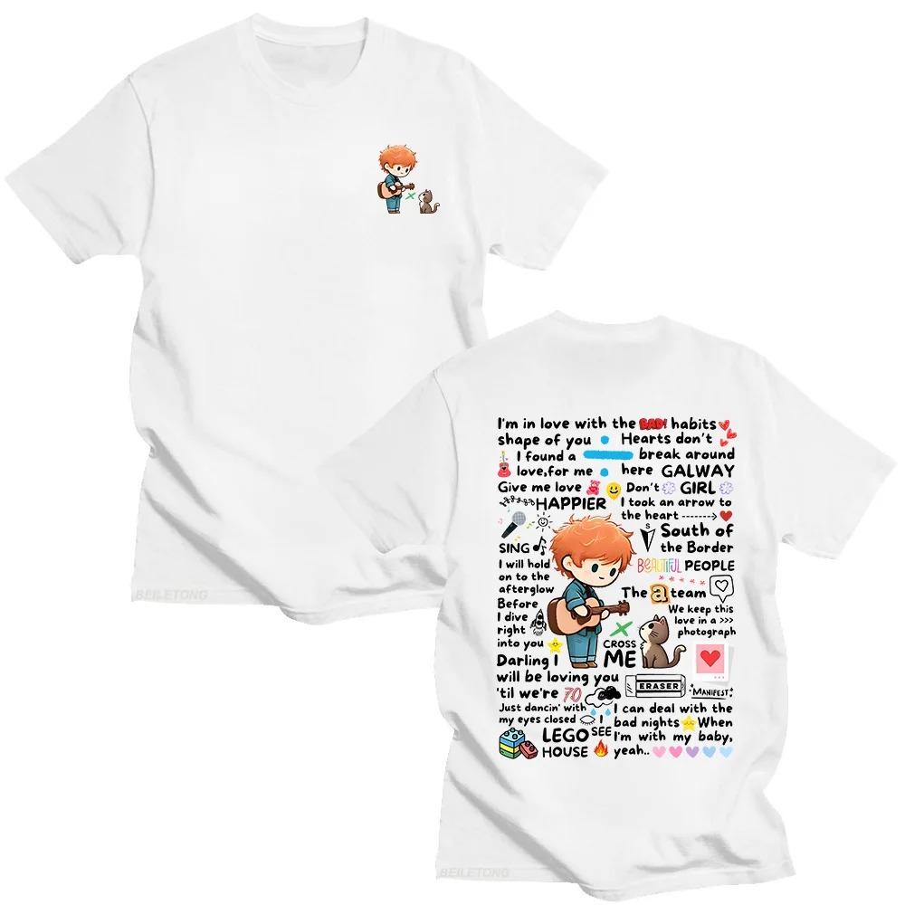 Ed Sheeran Graffiti Pattern Tshirt New Fashionable Casual Women Men Clothes Y2k Cotton T-shirts Fashion Loose Streetwear Top Te 4XL
Ed Sheeran Graffiti Pattern Tshirt New Fashionable Casual Women Men Clothes Y2k Cotton T-shirts Fashion Loose Streetwear Top Te 4XL
