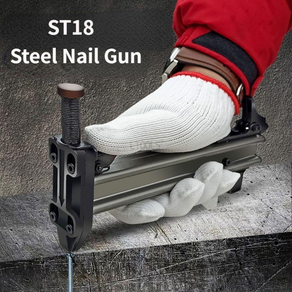 Nailer Manual Steel Nail Device ST18 Nailing Machine Fixed Cement Nail Device Woodworking ST18
Nailer Manual Steel Nail Device ST18 Nailing Machine Fixed Cement Nail Device Woodworking ST18