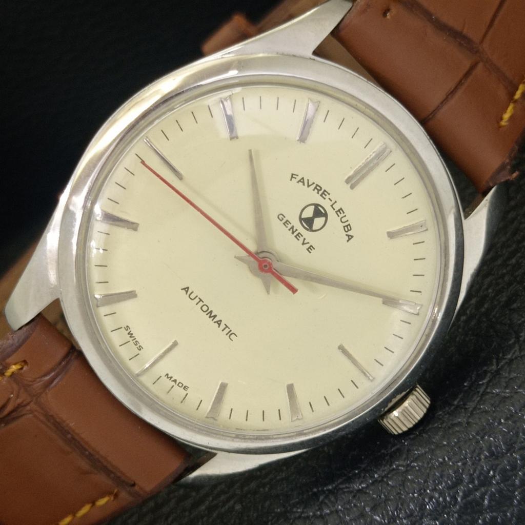 VINTAGE FAVRE LEUBA AUTOMATIC 1560 SWISS MENS CREAM COLOR DIAL WATCH a703848-1 R213f-a703848
VINTAGE FAVRE LEUBA AUTOMATIC 1560 SWISS MENS CREAM COLOR DIAL WATCH a703848-1 R213f-a703848