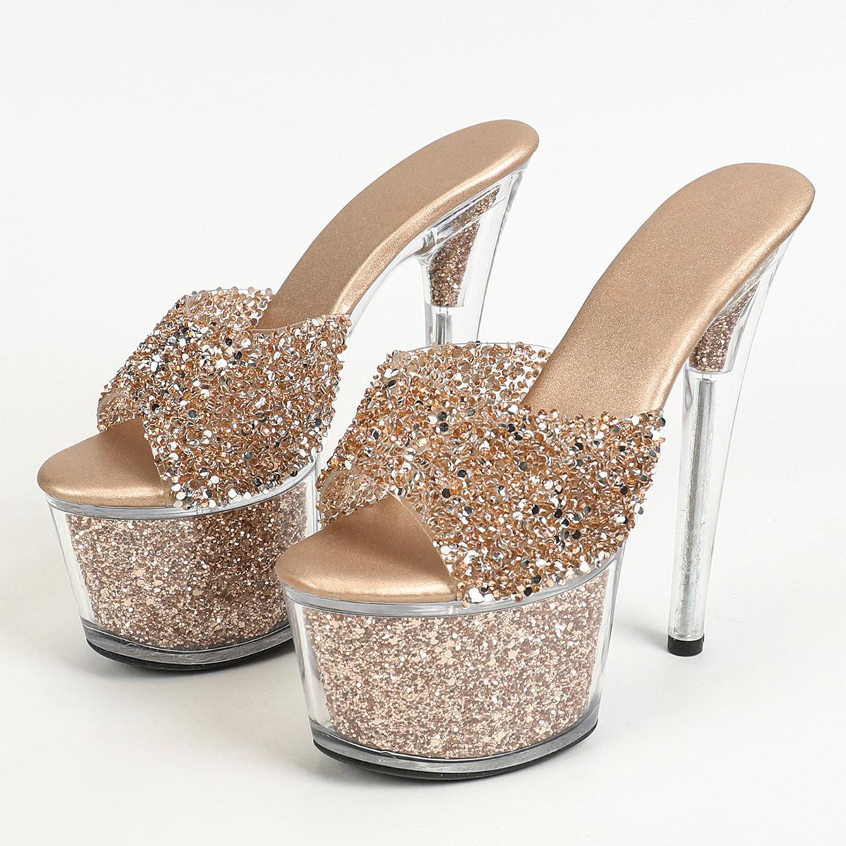 Fashion 17CM Car Model Hotel Night Show Hate Sky High Nightclub High Heels Rhinestone Slippers Women s Shoes Walk Steel Pipe 34 срібний
Fashion 17CM Car Model Hotel Night Show Hate Sky High Nightclub High Heels Rhinestone Slippers Women s Shoes Walk Steel Pipe 34 срібний
