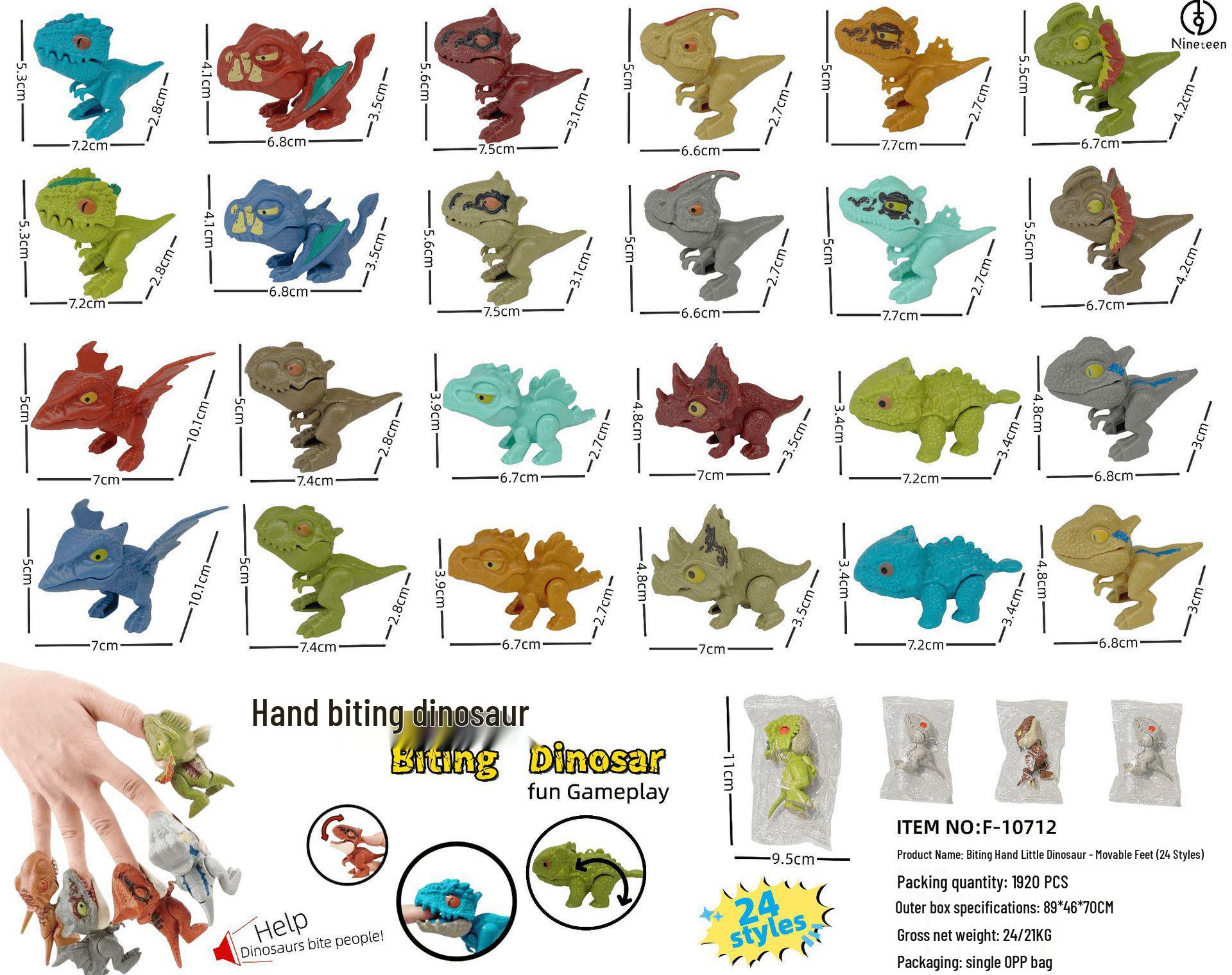 Small Dinosaur Bite Finger Toy for Kids - Realistic Animal Model for Boys
Small Dinosaur Bite Finger Toy for Kids - Realistic Animal Model for Boys