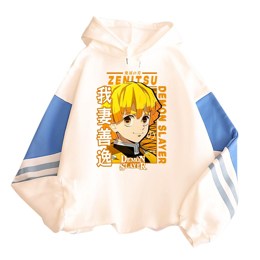 Аниме Demon Slayer Agatsuma Zenitsu толстовки Harajuku толстовки уличная женская одежда толстовки с капюшоном пуловер мужская одежда 4XL белый
Аниме Demon Slayer Agatsuma Zenitsu толстовки Harajuku толстовки уличная женская одежда толстовки с капюшоном пуловер мужская одежда 4XL белый