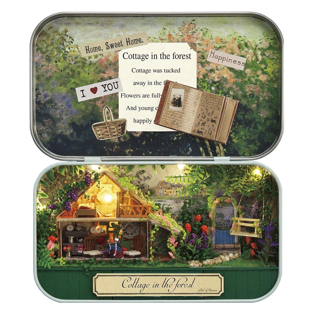 Yanoman Dollhouse Miniature Forest Cottage Japanese Instruction Manual with Stand and Glue 516-07
Yanoman Dollhouse Miniature Forest Cottage Japanese Instruction Manual with Stand and Glue 516-07