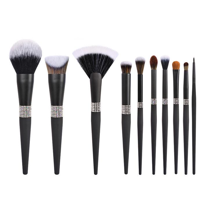 Dazzling Queen Series: 10/15 High-End Matte Black Makeup Brush Set
Dazzling Queen Series: 10/15 High-End Matte Black Makeup Brush Set