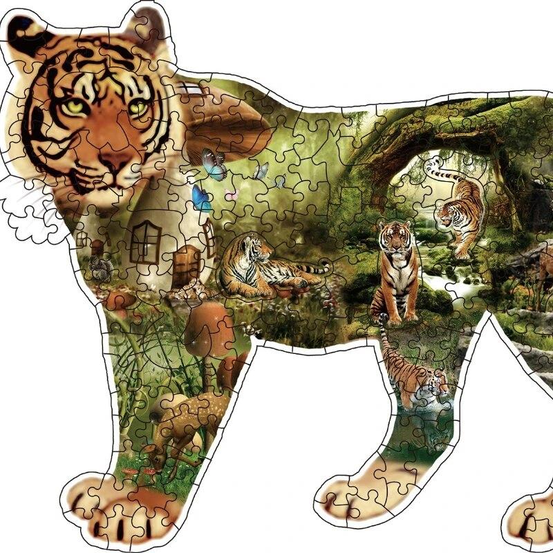 Multisize Paper Jigsaw Puzzle Animals Series Puzzles Tiger High Quality Educational Entertainment Adult Christmas Gift Kids Toy
Multisize Paper Jigsaw Puzzle Animals Series Puzzles Tiger High Quality Educational Entertainment Adult Christmas Gift Kids Toy