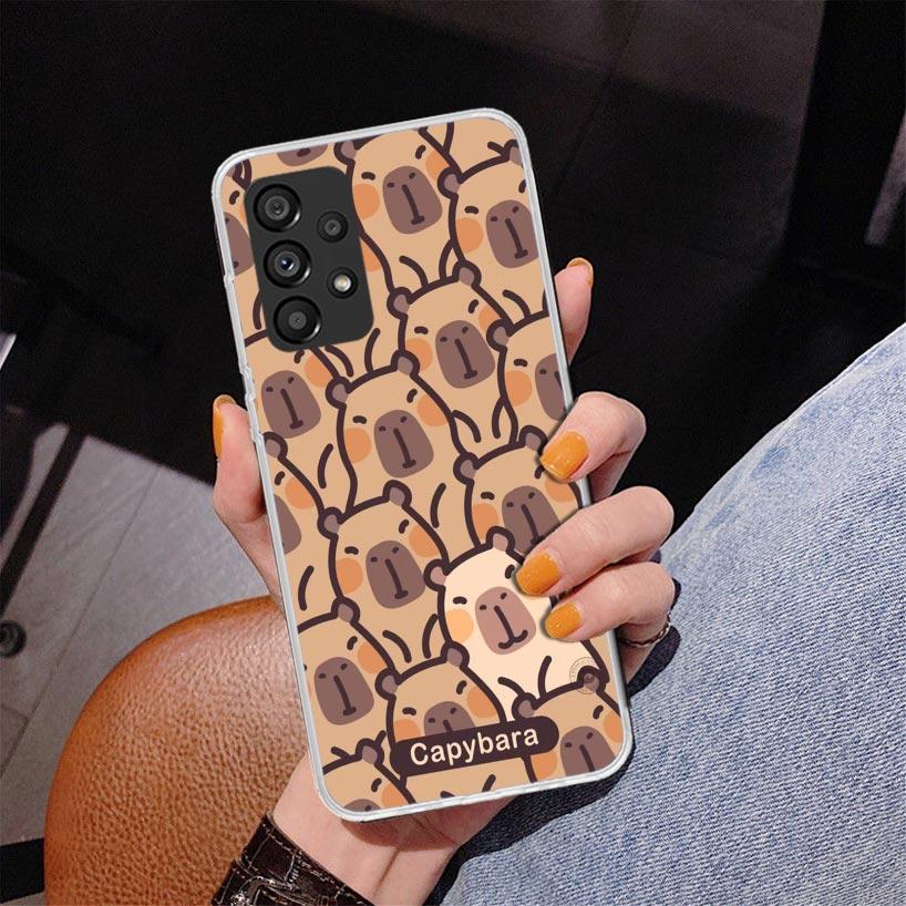 Funny Capybara Cartoon Animal Phnoe Case for Samsung Galaxy A17 A37 A57 A16 A26 A36 A56 A15 A14 A13 A55 A54 A53 A35 A34 A33 A25 Samsung A37
Funny Capybara Cartoon Animal Phnoe Case for Samsung Galaxy A17 A37 A57 A16 A26 A36 A56 A15 A14 A13 A55 A54 A53 A35 A34 A33 A25 Samsung A37