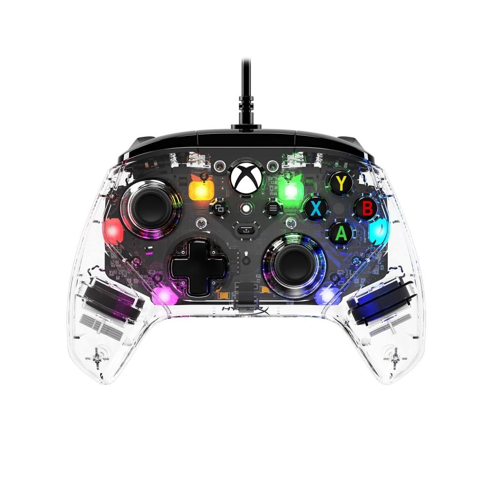 HYPERX Clutch Gladiate RGB Дротовий контролер Xbox Офіційно сертифікований подвійний тригер Lock Програмована кнопка Подвійний гуркіт двигуна Прозорий колір [авторизовано
HYPERX Clutch Gladiate RGB Дротовий контролер Xbox Офіційно сертифікований подвійний тригер Lock Програмована кнопка Подвійний гуркіт двигуна Прозорий колір [авторизовано