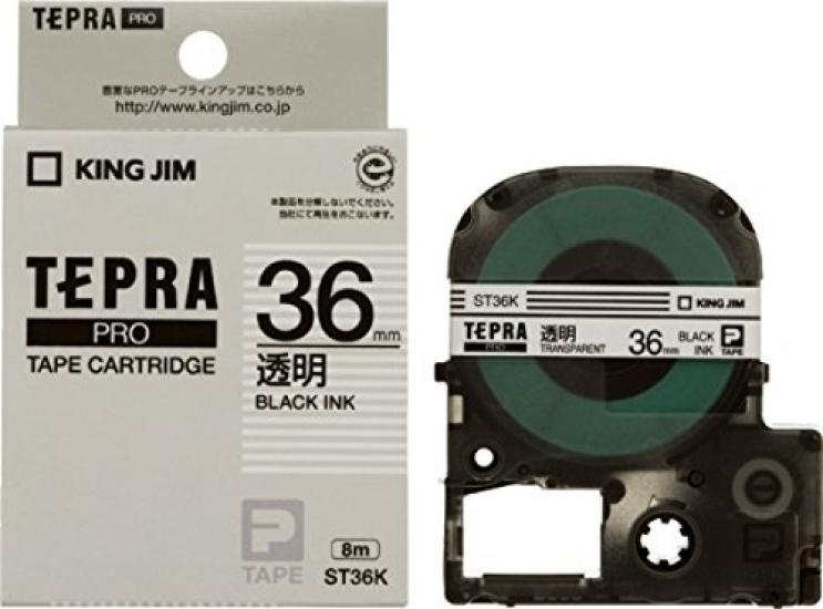 King Jim PRO Tape Cartridge with Clear 00038919 of Labels, ST36K, (Pack 3)
King Jim PRO Tape Cartridge with Clear 00038919 of Labels, ST36K, (Pack 3)