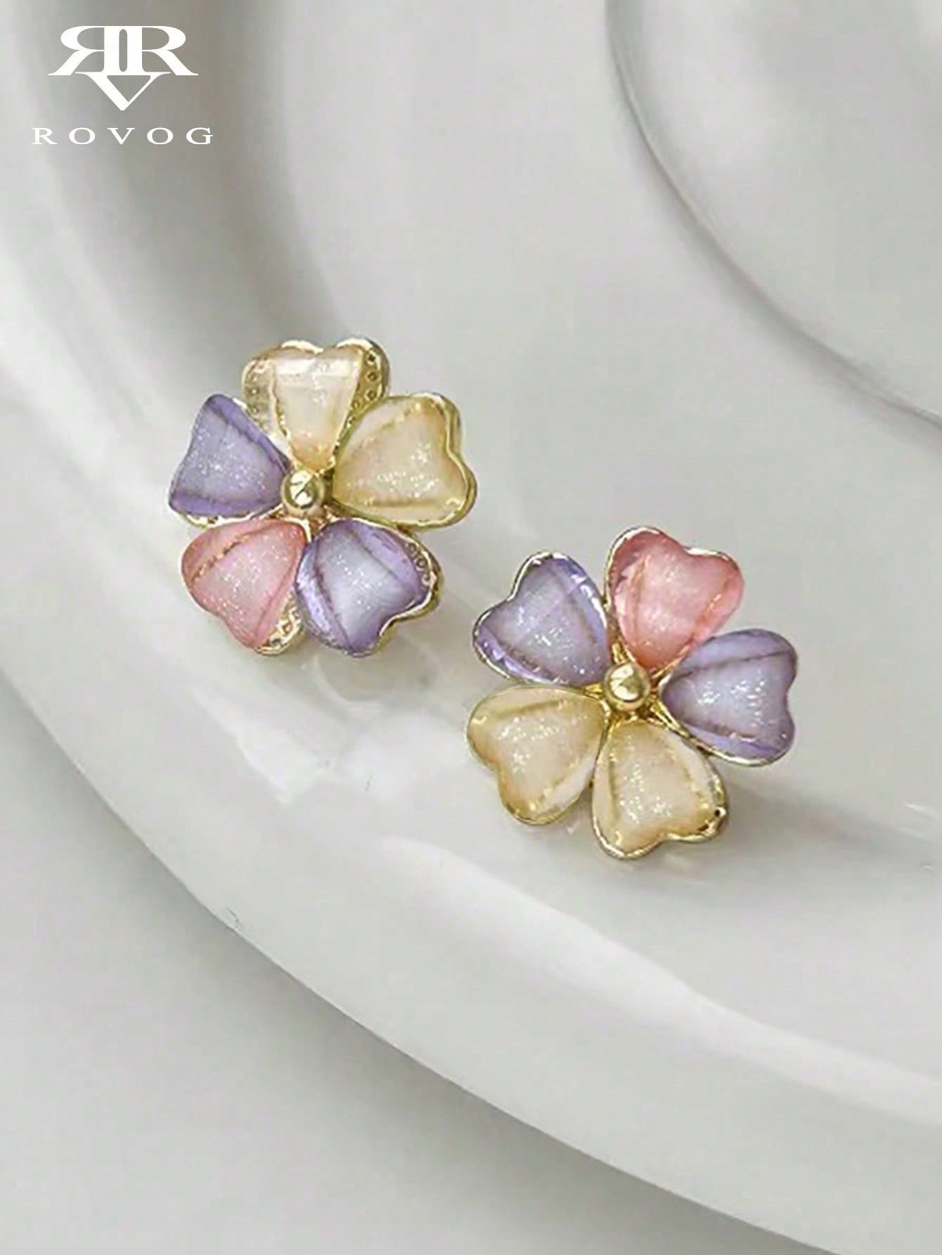 1 Pair Cute Delicate Floral Design Earrings, Versatile For Women, Suitable For Daily Wear, Vacation, Holidays one-size різнокольоровий
1 Pair Cute Delicate Floral Design Earrings, Versatile For Women, Suitable For Daily Wear, Vacation, Holidays one-size різнокольоровий