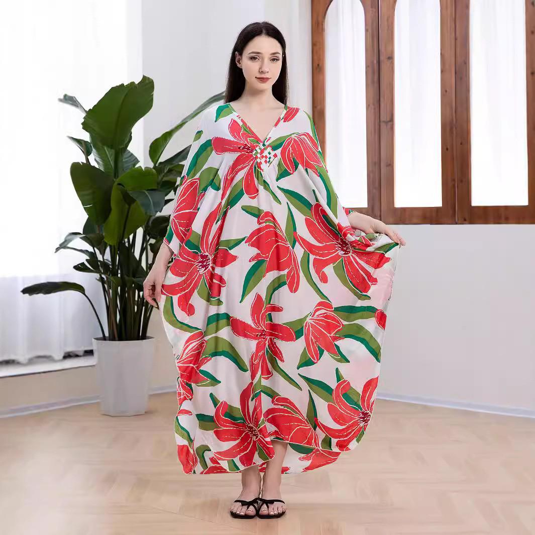 Rayon Handmade Knitted Plus Size Beach Cover-up - European and American Style Vacation Robe with Sun Protection. One Size
Rayon Handmade Knitted Plus Size Beach Cover-up - European and American Style Vacation Robe with Sun Protection. One Size