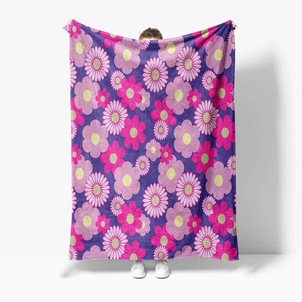 Floral Print Fleece Blanket Soft Warm Cozy Decorative Throw Blanket for Kids Girls Teens Adults 75x90cm
Floral Print Fleece Blanket Soft Warm Cozy Decorative Throw Blanket for Kids Girls Teens Adults 75x90cm
