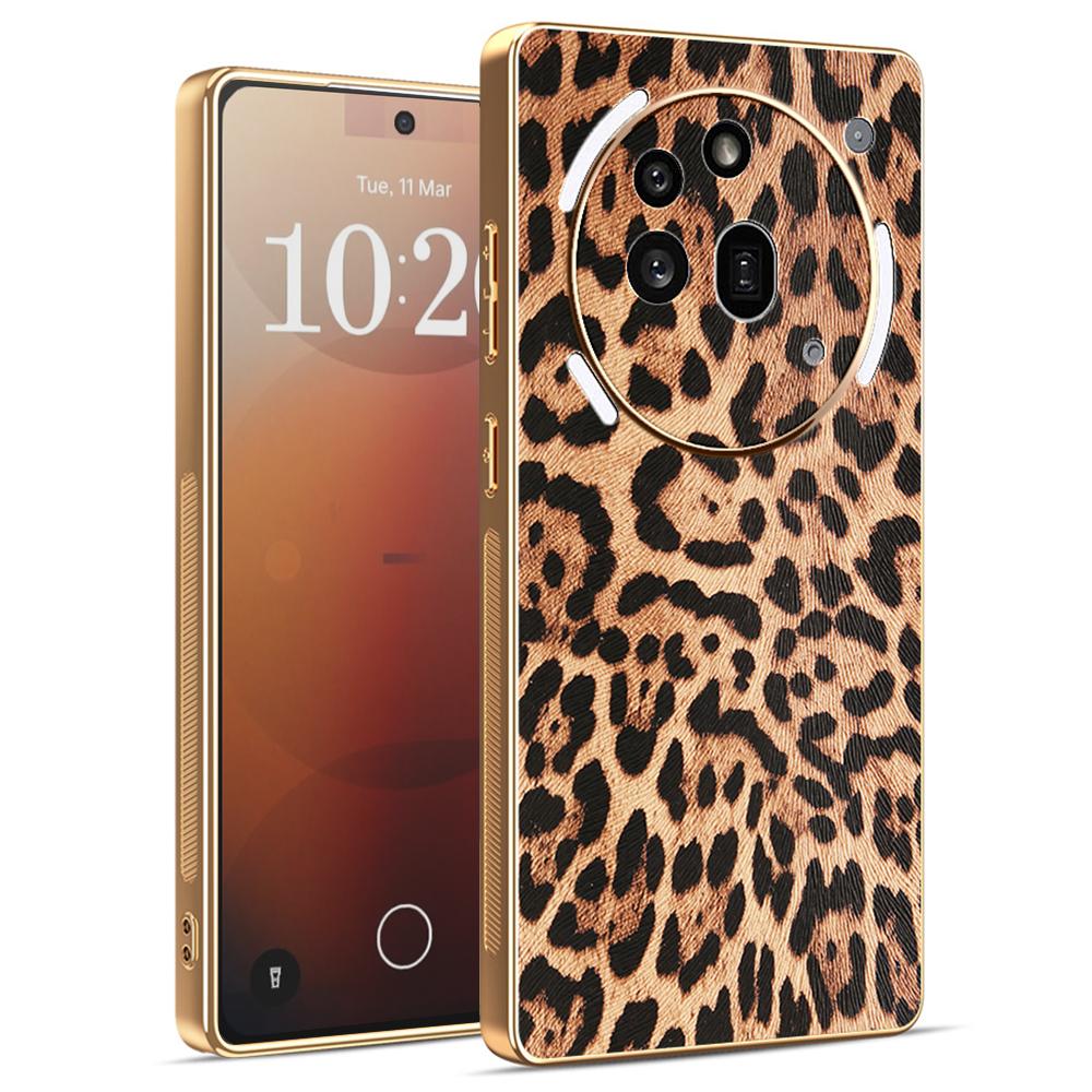 For Nothing Phone (3a) Pro Case Leopard Print PU Leather Coated PC+TPU Electroplating Phone Cover A
For Nothing Phone (3a) Pro Case Leopard Print PU Leather Coated PC+TPU Electroplating Phone Cover A