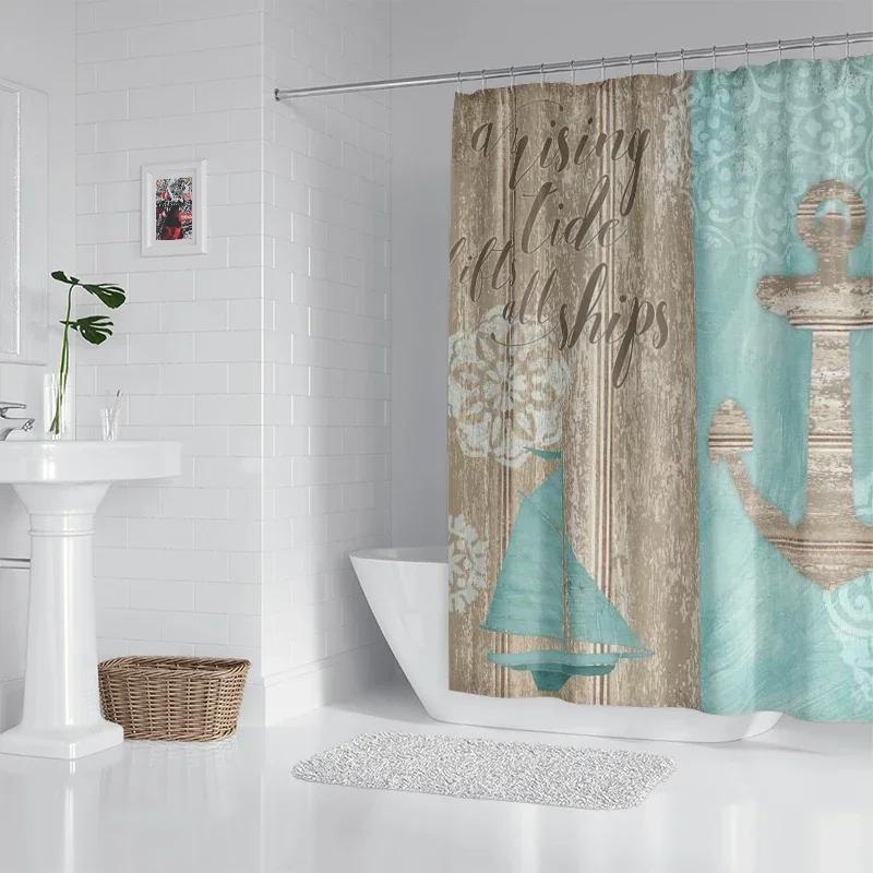 House Hold Waterproof Fabric Household Shower Curtain Accessories Shower Curtain 240 * 200 Home Marine Style Shower Curtain W60H190(CM)-1 Pcs
House Hold Waterproof Fabric Household Shower Curtain Accessories Shower Curtain 240 * 200 Home Marine Style Shower Curtain W60H190(CM)-1 Pcs