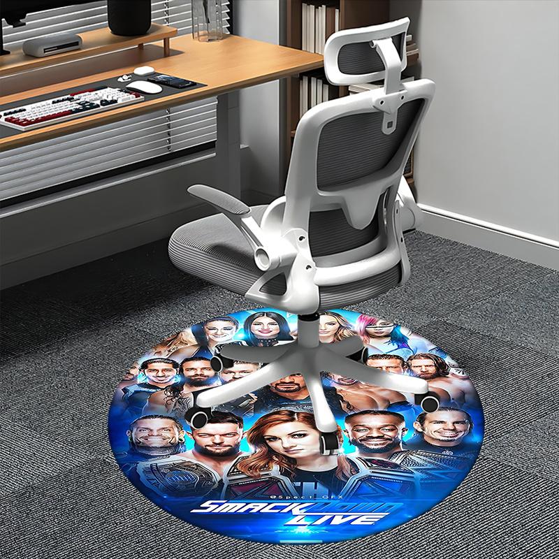 SmackDown Live,WWE Championship Belt Chair mat Round Rug-Office carpet, Machine Washable, Non-slip, Suitable for Living Rooms, Bedrooms, Ent 80cm by 80cm
SmackDown Live,WWE Championship Belt Chair mat Round Rug-Office carpet, Machine Washable, Non-slip, Suitable for Living Rooms, Bedrooms, Ent 80cm by 80cm