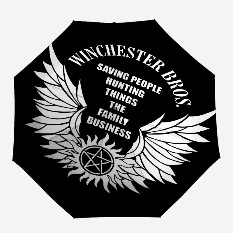 1pc Winchester Bros. Saving People Hunting Things Family BusinessOpen/Close Umbrella-Windproof, Compact Travel Umbrella, Sturdy 8-Rib Shaft1083
1pc Winchester Bros. Saving People Hunting Things Family BusinessOpen/Close Umbrella-Windproof, Compact Travel Umbrella, Sturdy 8-Rib Shaft1083