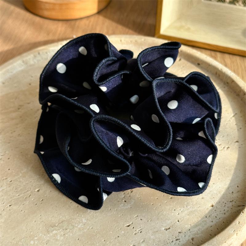Vintage Aesthetic Polka Dot Scrunchies Oversized Elastic Hair Ties Shiny Satin Texture Ponytail Holder Fashion Hair Decoration XXS
Vintage Aesthetic Polka Dot Scrunchies Oversized Elastic Hair Ties Shiny Satin Texture Ponytail Holder Fashion Hair Decoration XXS