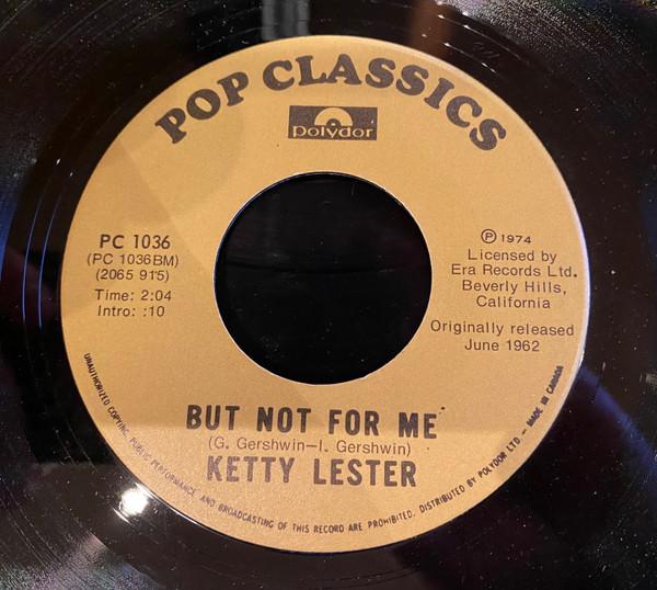 7-дюймовая пластинка KETTY LESTER But Not For Me PC1036 Polydor 1974 Канада SoulFunk Б/у
7-дюймовая пластинка KETTY LESTER But Not For Me PC1036 Polydor 1974 Канада SoulFunk Б/у