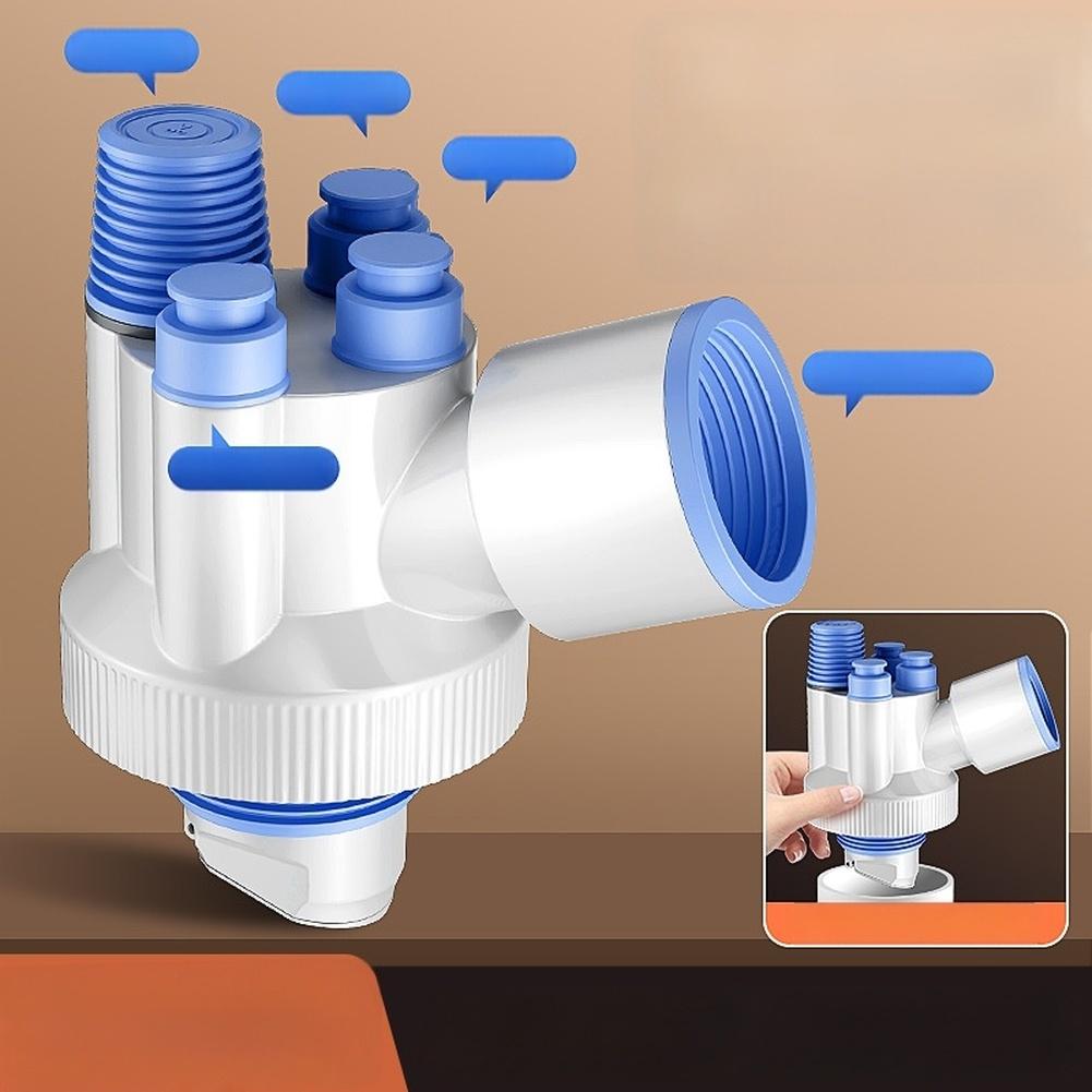 3 Way Sink Drain Pipe Adapter for Kitchen Sink with Magnetic Auto Closure and Triple Seal Design for Leak Proof Performance China Mainland
3 Way Sink Drain Pipe Adapter for Kitchen Sink with Magnetic Auto Closure and Triple Seal Design for Leak Proof Performance China Mainland
