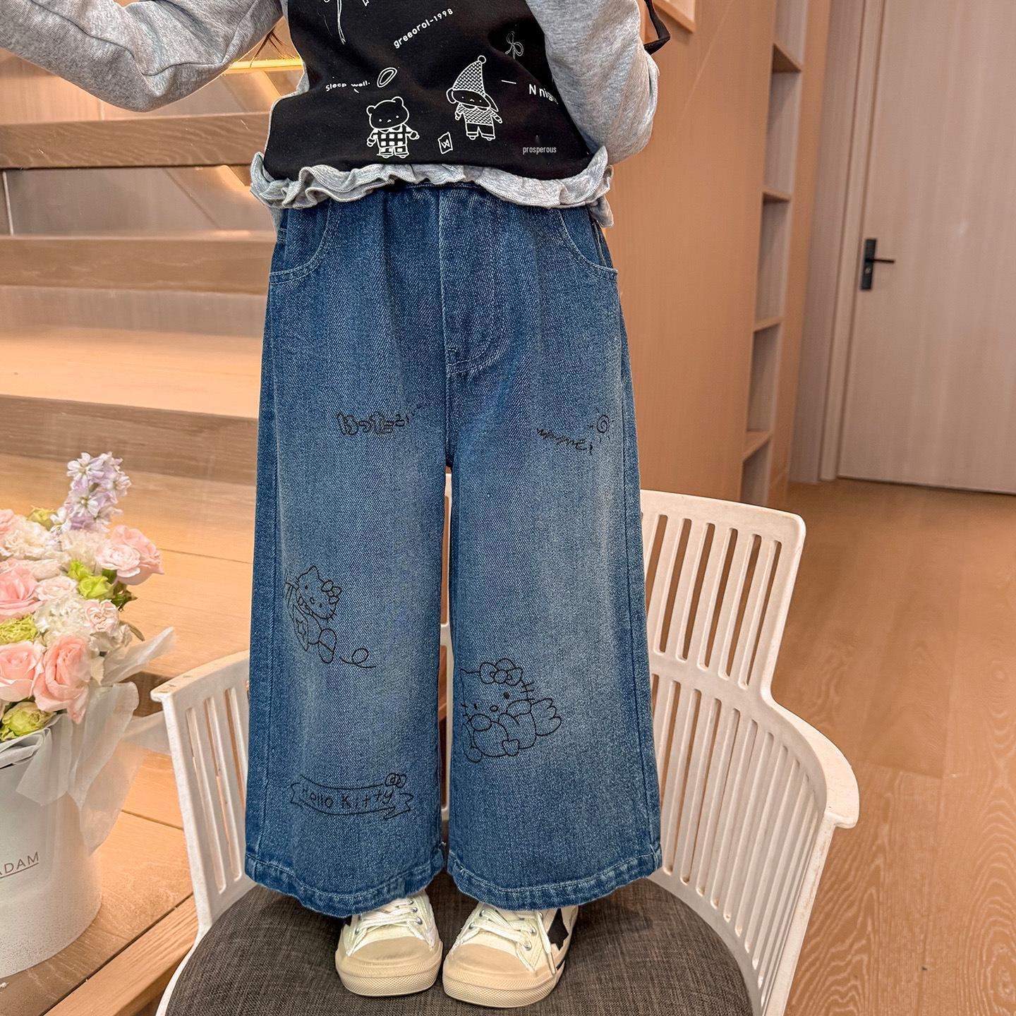2025 Spring & Autumn Wide-Leg Jeans for Baby Girls – Fashionable Children s Trousers 100 cm джинсовый синий
2025 Spring & Autumn Wide-Leg Jeans for Baby Girls – Fashionable Children s Trousers 100 cm джинсовый синий