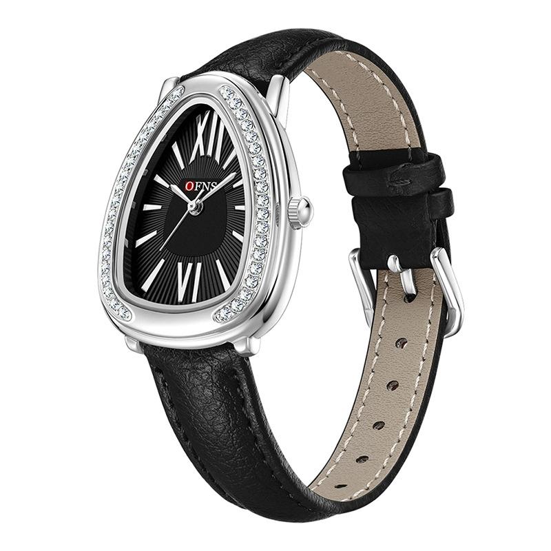 SANDA Fashion Luxury Watches For Woman Diamond Inlaid Dial Leather Quartz Watch For Girls Gifts Reloj Mujer Ladies Wrist Watches золотистий/чорний
SANDA Fashion Luxury Watches For Woman Diamond Inlaid Dial Leather Quartz Watch For Girls Gifts Reloj Mujer Ladies Wrist Watches золотистий/чорний