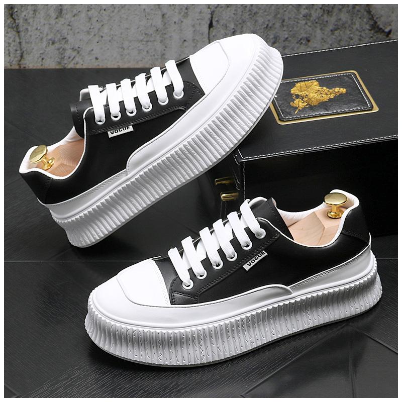 Spring White Flat /5cm Elevator Shoes Men Casual Genuine Leather Sneakers Leisure Height Increase Breathable Men Loafers Trendy 38 чорний
Spring White Flat /5cm Elevator Shoes Men Casual Genuine Leather Sneakers Leisure Height Increase Breathable Men Loafers Trendy 38 чорний
